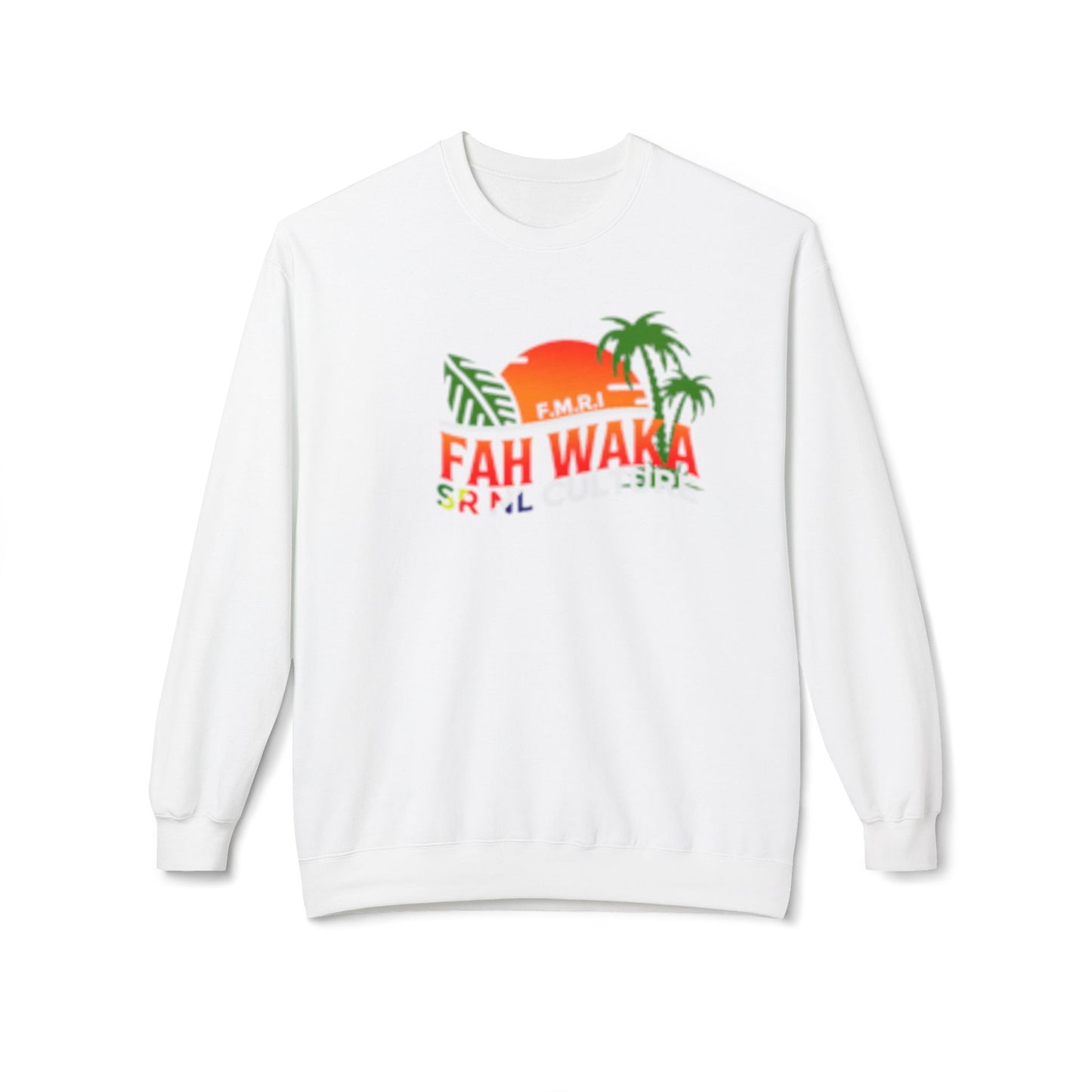 Tropical Vibes Sweatshirt - Fah Waka - Beachwear, Casual, Summer, Holiday Gift, Vacation Essentials