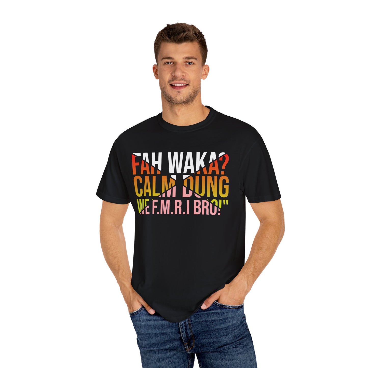 Funny Unisex T-Shirt - Calm Down & Relax, Gift for Friends, Family, Casual Wear, Holiday Celebrations, FOMO Humor