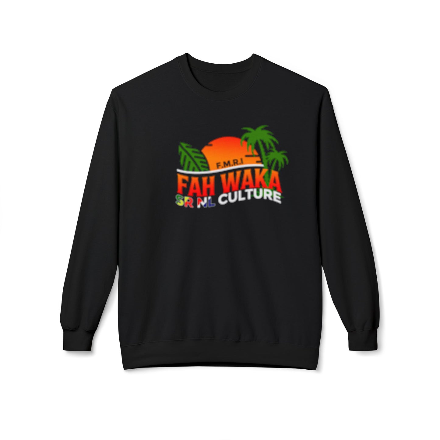Tropical Vibes Sweatshirt - Fah Waka - Beachwear, Casual, Summer, Holiday Gift, Vacation Essentials