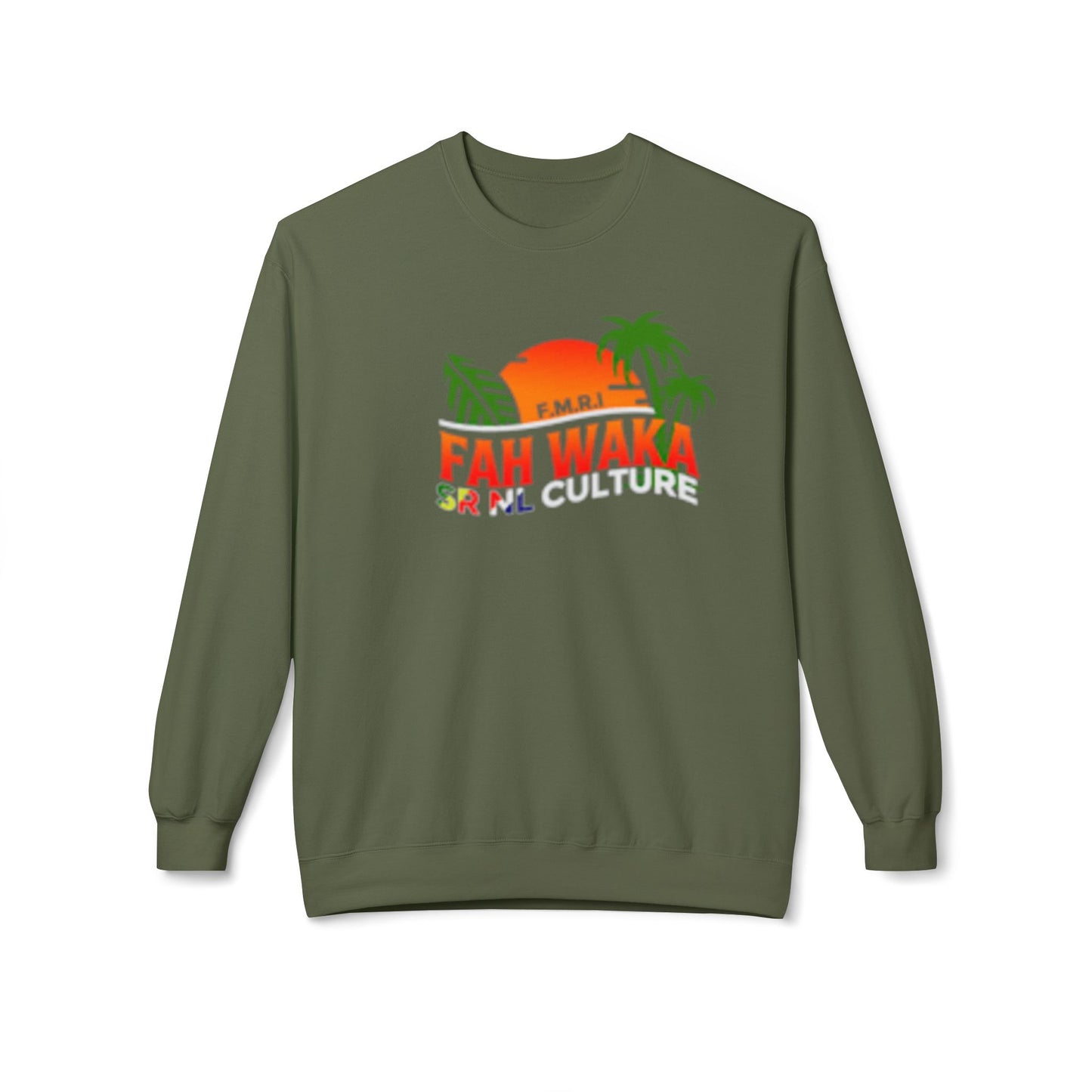 Tropical Vibes Sweatshirt - Fah Waka - Beachwear, Casual, Summer, Holiday Gift, Vacation Essentials