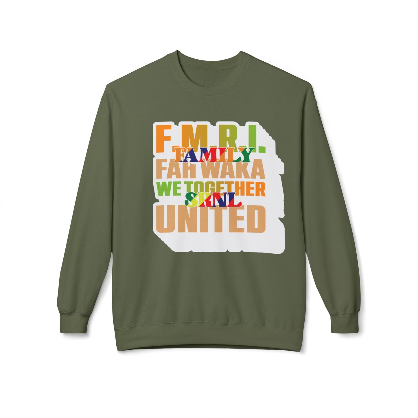 Family United Fleece Sweatshirt, Cozy Crewneck, Unisex Apparel, Gift for Families, Celebrationwear, Everyday Comfort