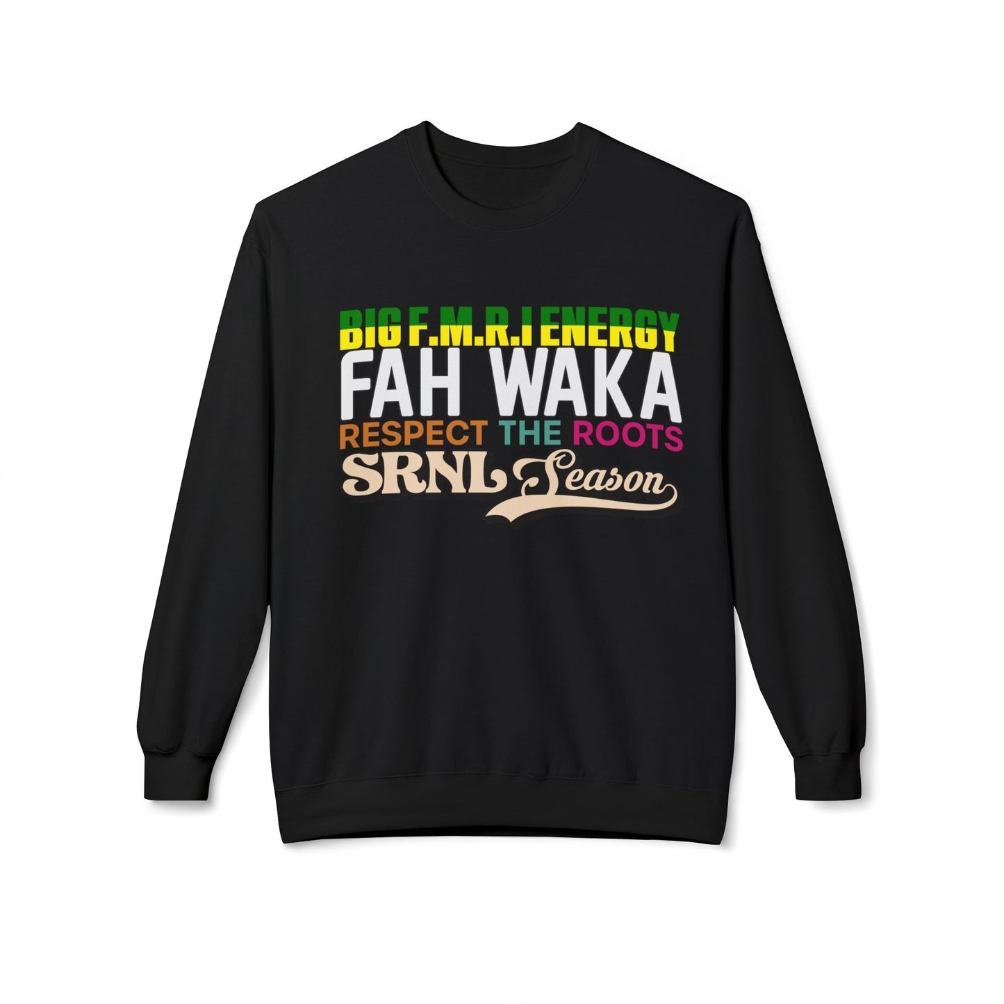 Vibrant Fleece Crewneck Sweatshirt, Unisex Comfort Wear, Perfect for Casual Outings, Gifts, and Streetwear Style, Celebrate Life!