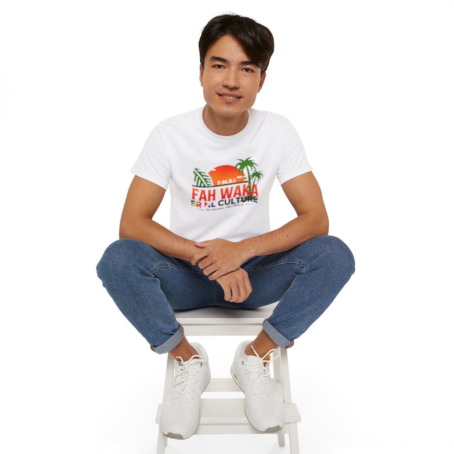Tropical Graphic Tee, Fah Waka Island Vibe Shirt, Unisex Summer T-Shirt, Beachwear, Casual Fashion, Vacation Essential