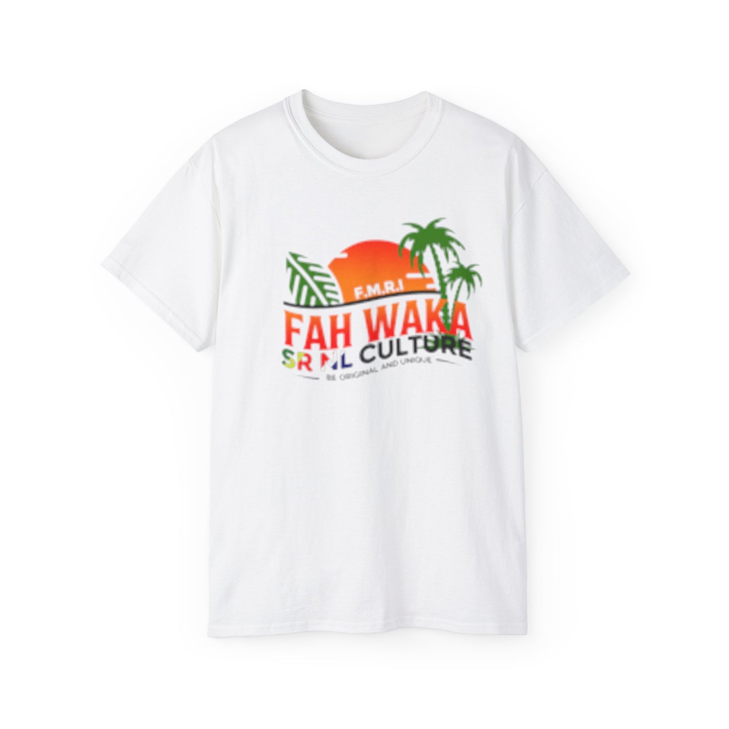 Tropical Graphic Tee, Fah Waka Island Vibe Shirt, Unisex Summer T-Shirt, Beachwear, Casual Fashion, Vacation Essential