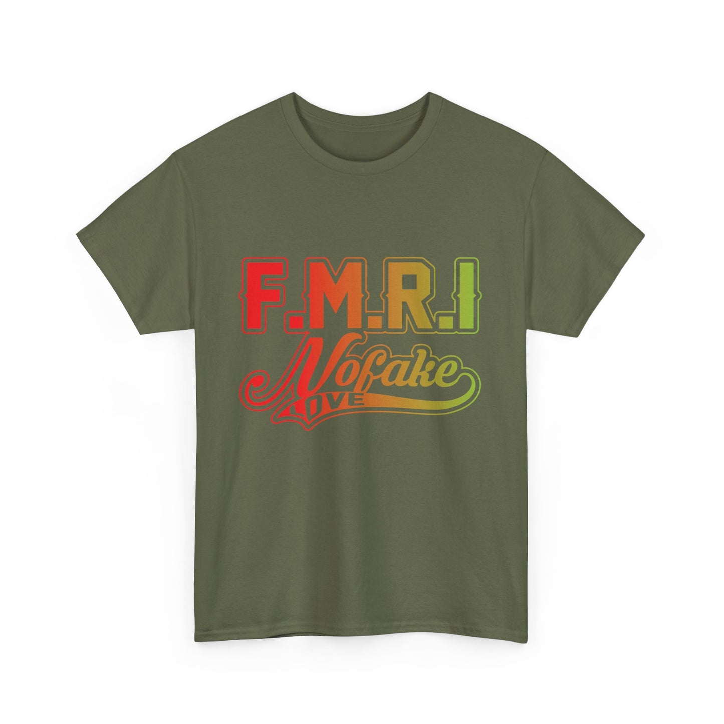 F.M.R.I. Love Unisex Heavy Cotton Tee, Casual Graphic Tee, Trendy T-Shirt, Perfect for Gifting, Affirmation Apparel