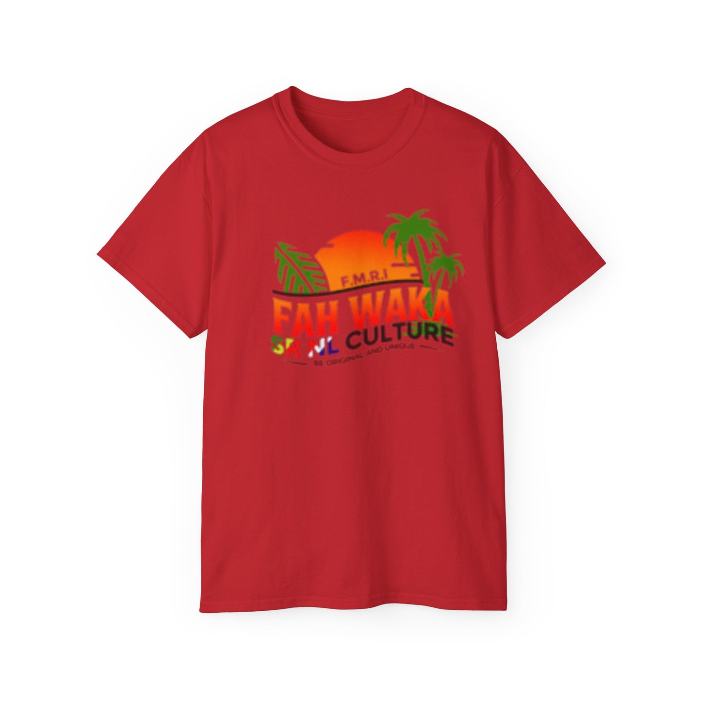Tropical Graphic Tee, Fah Waka Island Vibe Shirt, Unisex Summer T-Shirt, Beachwear, Casual Fashion, Vacation Essential