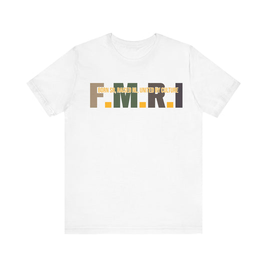 Cultural Statement Tee: F.M.R.I. Unisex Jersey Short Sleeve T-Shirt, Casual Wear, Gift for Friends, Festival Apparel, Everyday Comfort