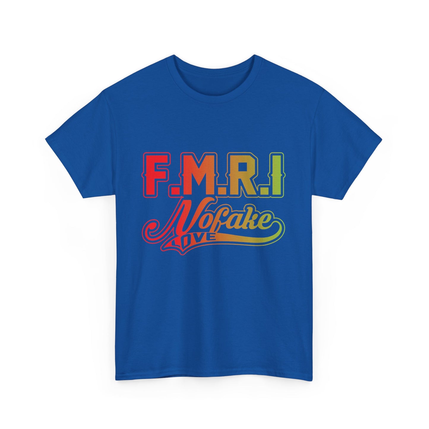 F.M.R.I. Love Unisex Heavy Cotton Tee, Casual Graphic Tee, Trendy T-Shirt, Perfect for Gifting, Affirmation Apparel