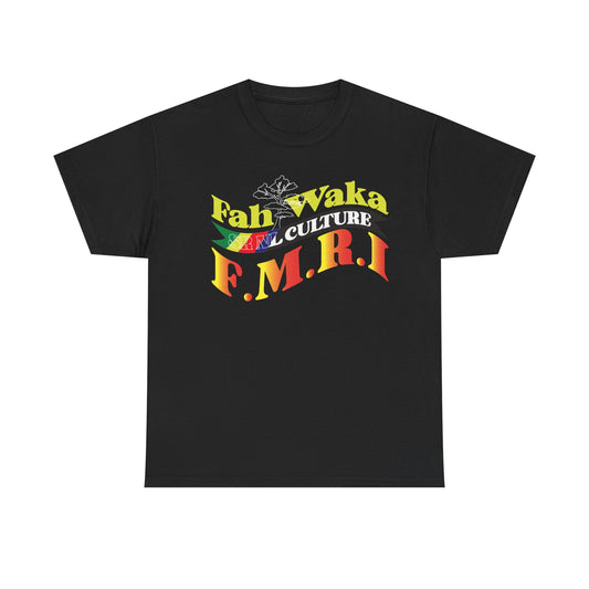 Colorful Unisex Heavy Cotton Tee with 'Fah Waka Culture F.M.R.I' Design - Perfect for Festivals, Casual Outings, Gifts, Summer Wear, [...]