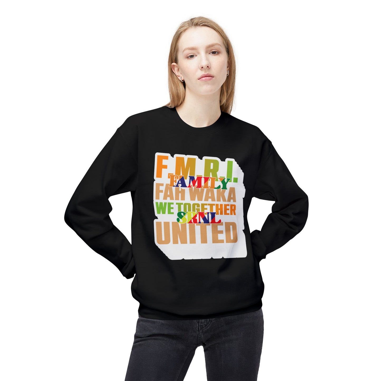 Family United Fleece Sweatshirt, Cozy Crewneck, Unisex Apparel, Gift for Families, Celebrationwear, Everyday Comfort