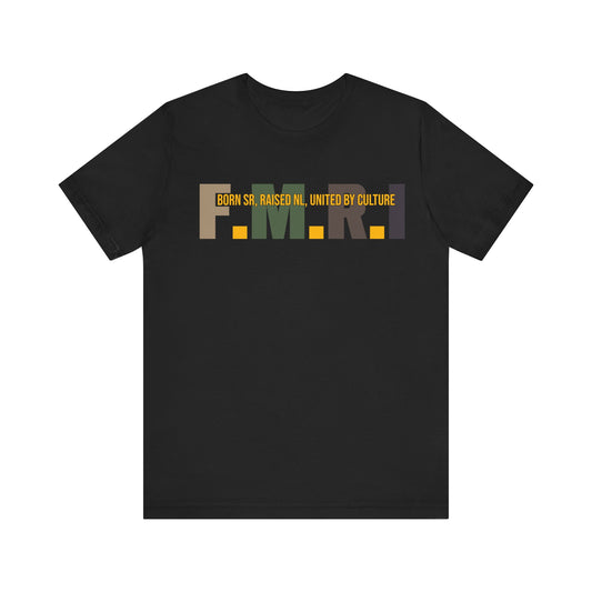 Cultural Statement Tee: F.M.R.I. Unisex Jersey Short Sleeve T-Shirt, Casual Wear, Gift for Friends, Festival Apparel, Everyday Comfort
